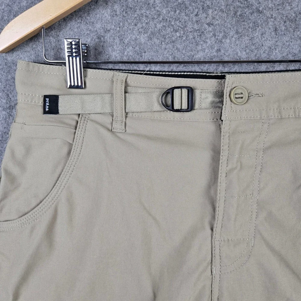Prana Zion Shorts Mens 30 Tan Cargo Hiking Outdoor Gorpcore Trail Climbing